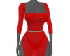 Red Net Dress