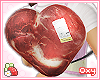 ♡ heart steak bag!