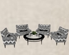 blk lace coffee chairs