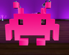 L| Pink Invader Couch