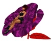 Purple Smoke Rose Chair
