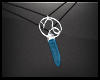 Capricorn w/blue topaz