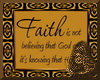Faith Believing