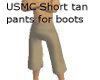 USMC Short tan pants