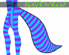 Neon Raver Amethyst Tail