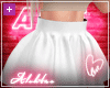 Al's White Flowy Skirt