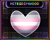 DemiGirl Pride Heart