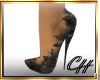 CH-Black  Flower Shoes