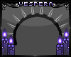 -V- Metall Spiked Headba