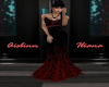 Vamp B&R Feather Gown