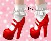 red Lolita shoes♥