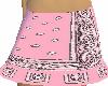 pink bandana skirt