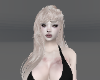 platinum+bang hair