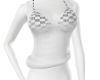 white distressed bra