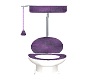Purple/White Toilet