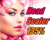 135% HEAD SCALER