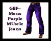 GBF~Purple Muscle Jeans