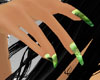 *E* Green acid nails