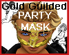 Party Mask GOLD GUILDED