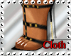 Cloth Gulo Sandals Black