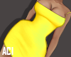 Party yellow dress! M