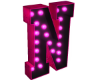 N HOLO PINK LETTER SIGN