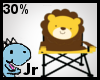 30% Lion camping chair