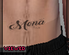 Vi| Mona Stomache Tattoo
