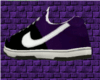 Purple Black White Nikes
