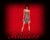 {M}Midless Zebra Dress