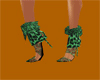 zapato leopard verde