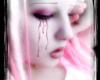 pink girl crying