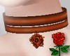 Bronze Rose Choker