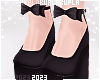 Goth Bow Wedges