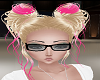 Blond Pink Buns
