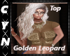 Golden Leopard Top