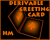Derivable Greetings Card