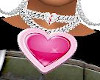 ICEY PINK HEART Chain