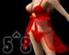<5^8> red sexy babydoll