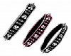 WristBands Silver&Pink-F