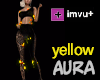 Animated Yellow Dj Aura