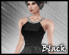 BLACK high-low skirt