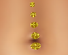 golden belly jewels
