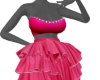 G-Pink Ruffle Dress