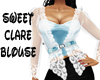 Sweet Clare Blouse Blue