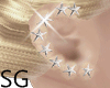 =LV= Star earrings