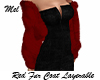 Red Fur Coat Layerable