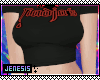 ⚝ Nadja's Crop Blk