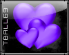 3 Purple Heart Sticker