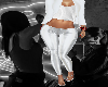 White Leather~ Pants Rll